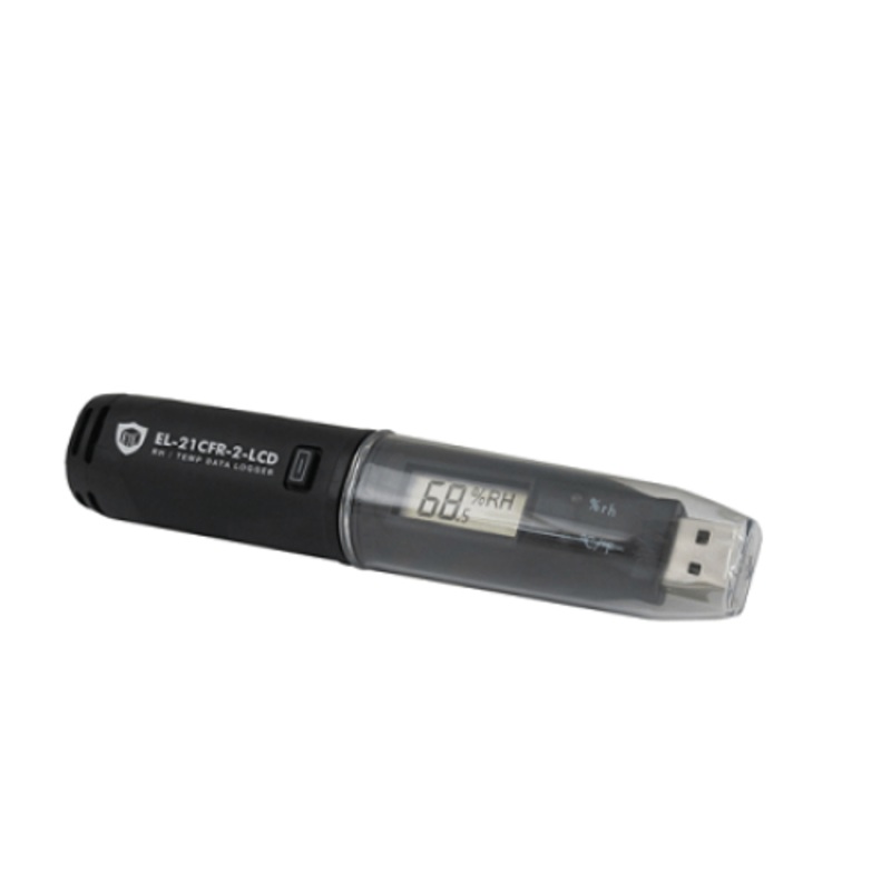 21Cfr-Compatible Temp,RH logger - IC-EL-21CFR-2-LCD