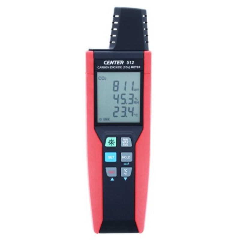 Carbon Dioxide (CO2) Handheld Meter & Data Logger (NDIR) - IC-CENTER512