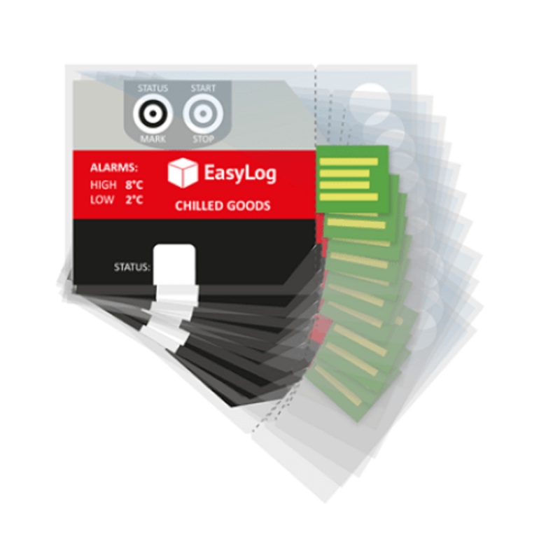 Chilled Goods Data Logger with Alarms - No Software Required (Pack of 10)