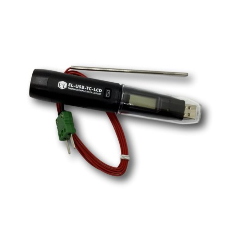 USB Thermocouple Data Logger, LCD, Battery - EL-USB-TC-LCD