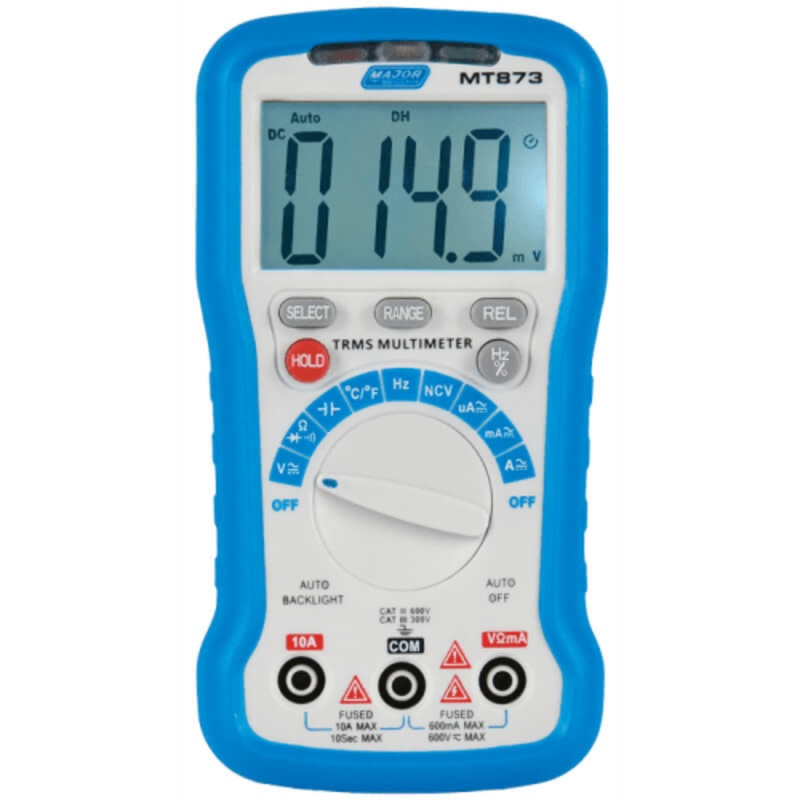 600V AC/DC True RMS Multimeter - MT873