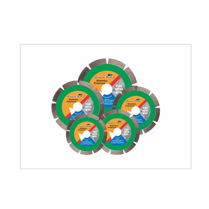 BULLET 4INCH/110MM MCB ECO GREEN SEGMENTED MARBLE CUTTING WHEEL