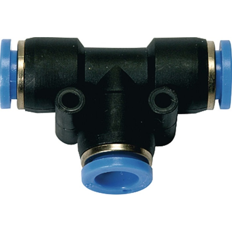Conector en T RIEGLER serie azul 10 mm (4163000452)