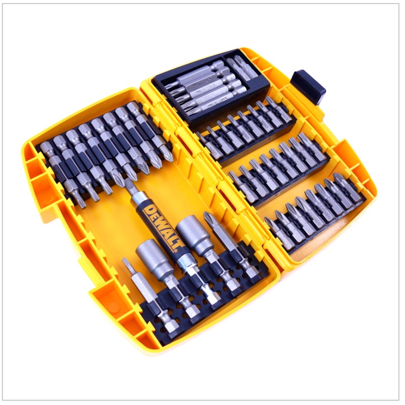 DeWalt DT 71572 - Juego de puntas de 45 piezas en un robusto maletn de plstico