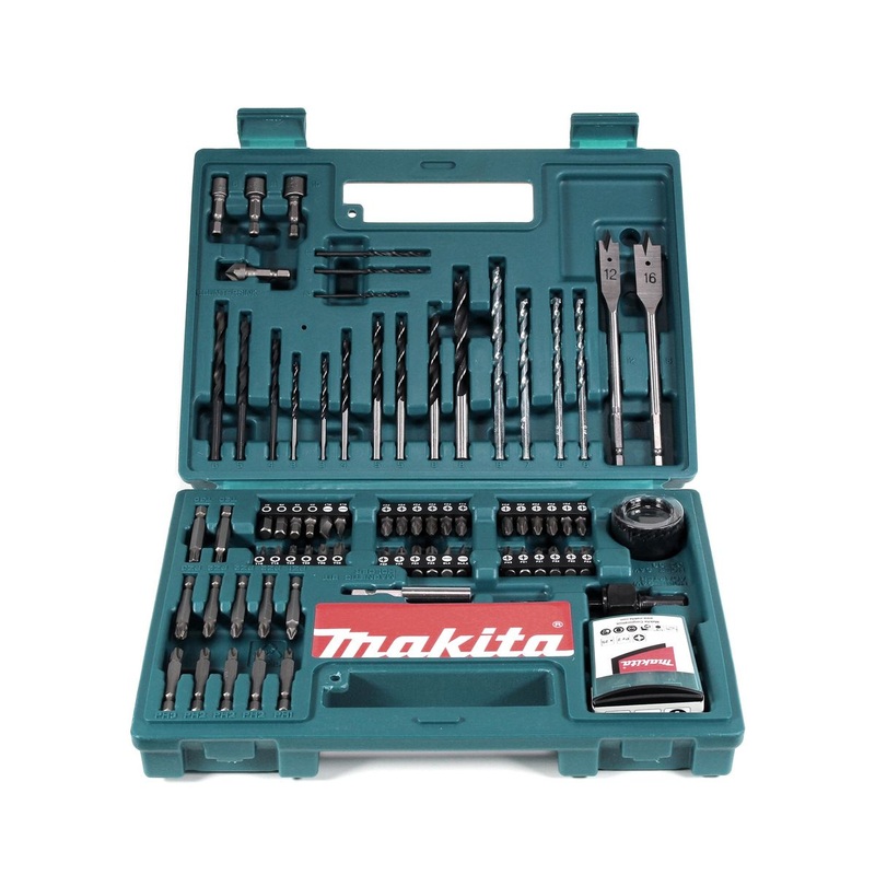 Juego de brocas y brocas Makita B-53811 100 piezas con portapuntas en estuche de plstico