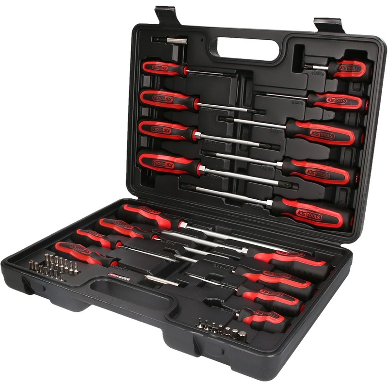 Juego de destornilladores y puntas KS TOOLS ERGOTORQUEplus, 39 piezas ( 159.0100 )