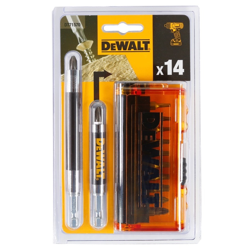 Juego de puntas DeWalt DT 71570 14 piezas. (N277739)