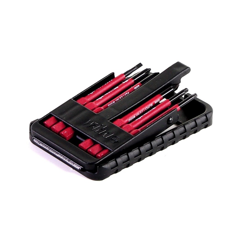 Juego de puntas elctricas Wiha slimBit mixtas de 6 piezas (44366) Ranuradas / Phillips / Pozidriv / Torx