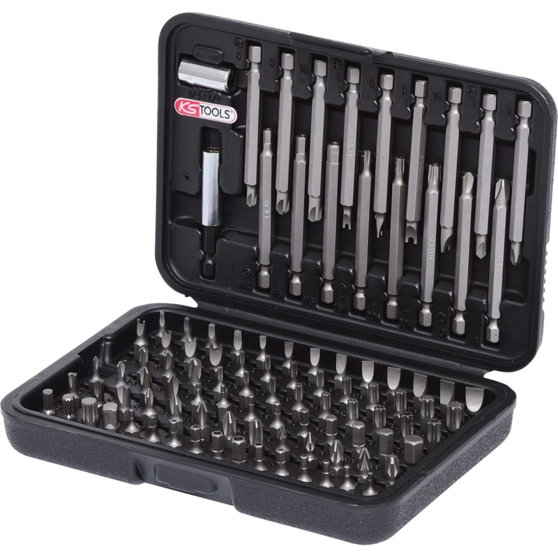 Juego de puntas KS TOOLS de 1/4", 99 piezas con puntas largas ( 911.2027 )