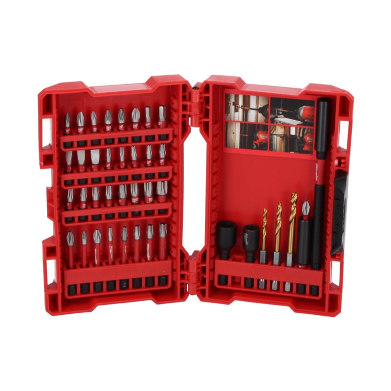 Milwaukee Gen II Shockwave Bit Drill Set 40 piezas ( 4932430908 ) Resistente a impactos para llaves de impacto