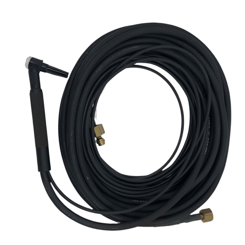 Weldcraft Style WP9 TIG Torch 7 Mtr 2pc Cable 3/8 BSP Nut And Dinse Plug [32031]