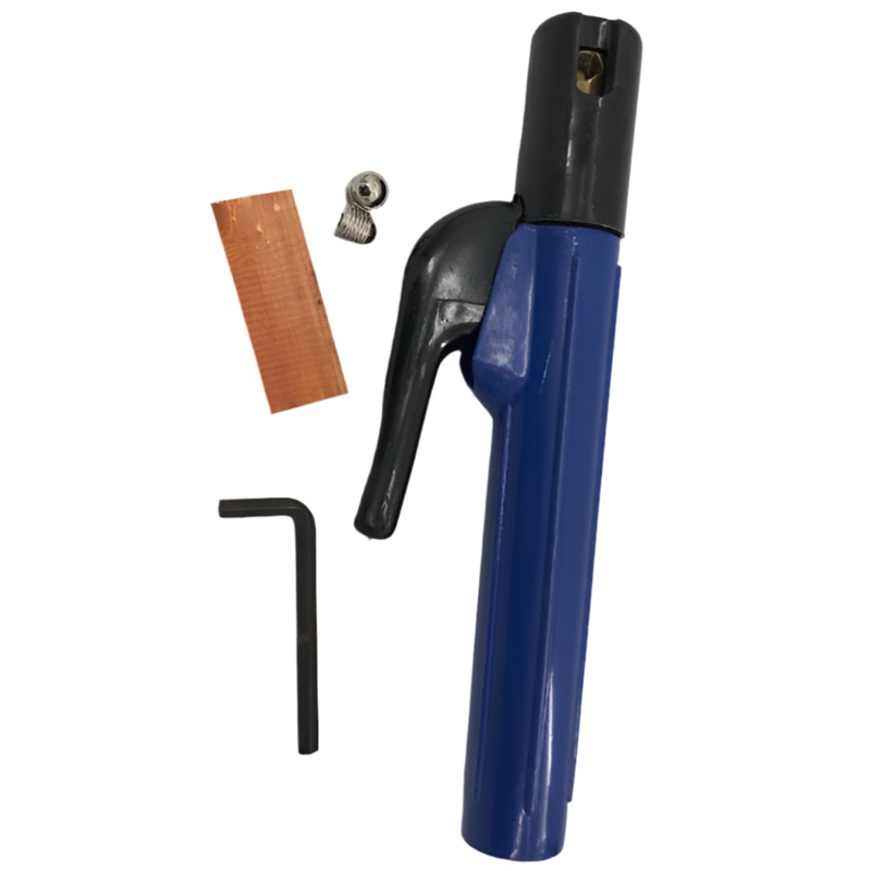 Welding Electrode Holder Crocodile Jaw Type Optimum 400A Blue Handle [98881]