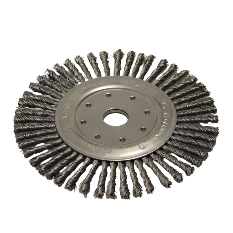 Wire Brush 178mm Dia. x 22mm Hole Std Twist Pipeline 6mm Wide 99024212 [3067]