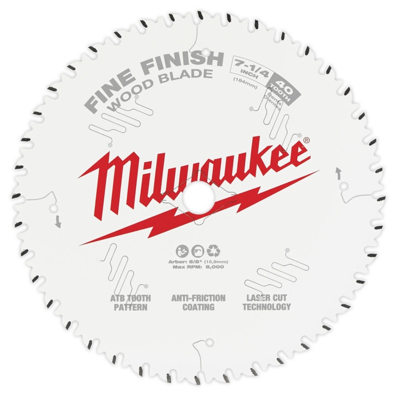 10-1/4" 40T Fine Finish Circular Saw Blade