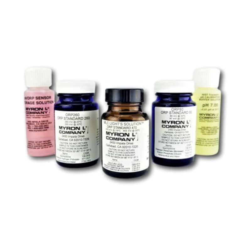 Calibration Kit includes all required solutions for 80mV, 260mV, and 470mV