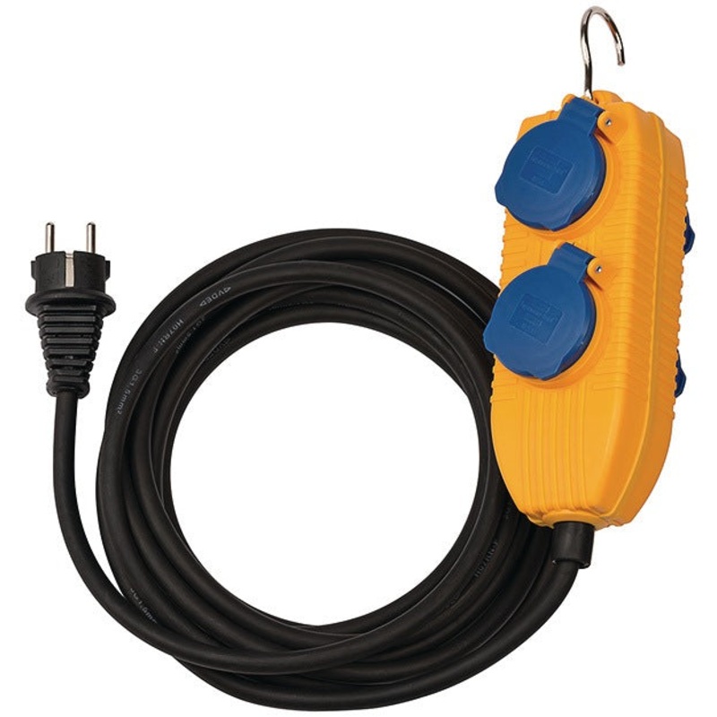 BRENNENSTUHL extensin de contacto de proteccin con bloque de alimentacin 3 x 1,5 mm (4000873788)