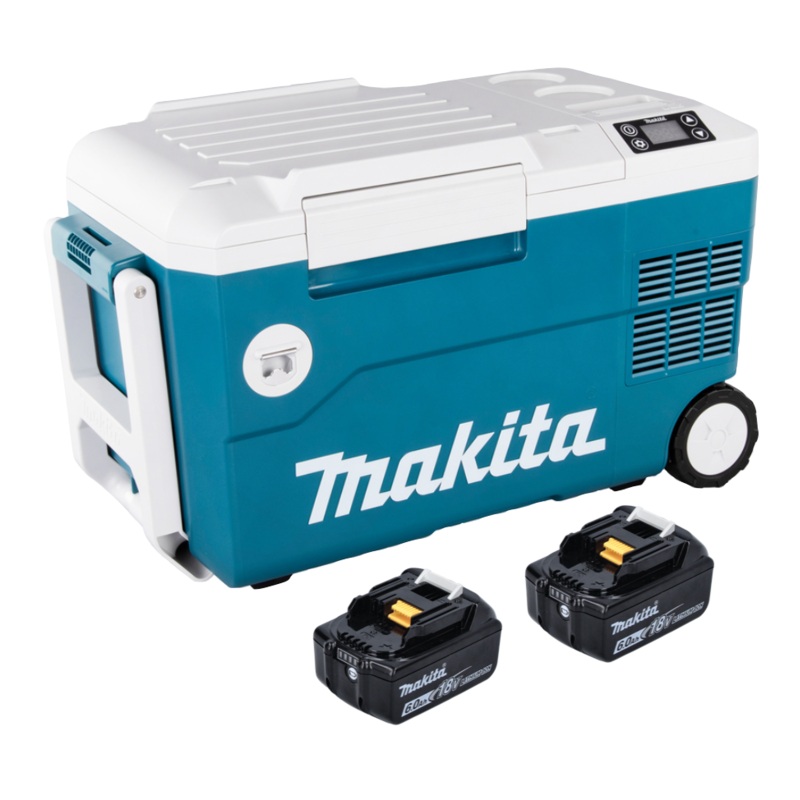 Caja de refrigeracin y calefaccin con batera Makita DCW 180 G 36 V (2x 18 V) 20 L + 2x batera 6,0 Ah - sin cargador