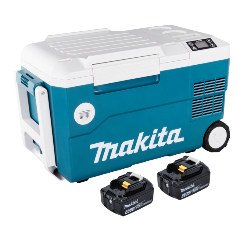 Caja de refrigeracin y calefaccin por batera Makita DCW 180 M 36 V (2x 18 V) 20 L + 2x batera 4,0 Ah - sin cargador