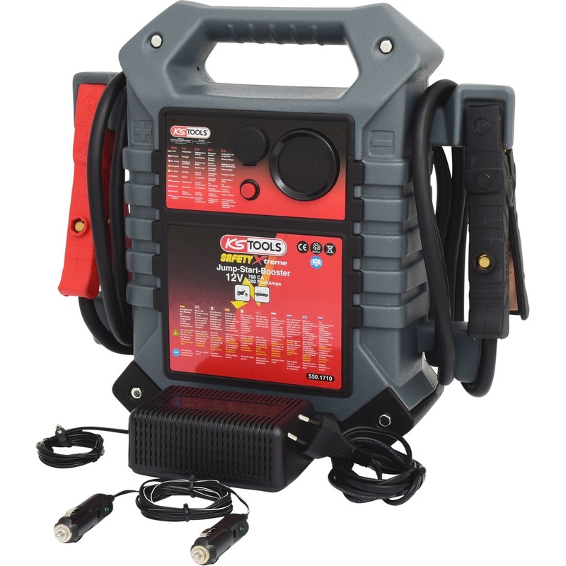 KS TOOLS Amplificador de batera de 12 V, arrancador mvil 700 A (550.1710)