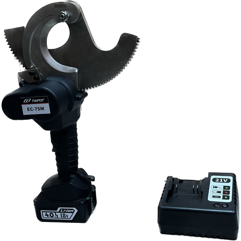 NAPOT Cordless Battery Ratchet Cable Cutter 75mm | Model : EC-75M