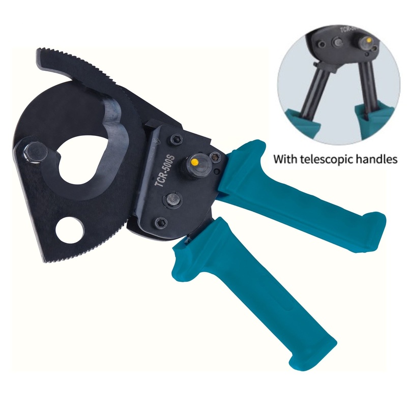 Zupper Ratchet Cable Cutter 500mm (Not for Steel and Steel Wire) | Model : ZUPPER-TCR-500S