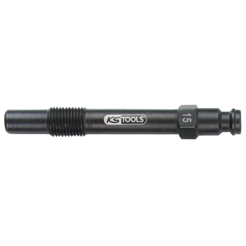 Adaptador de buja incandescente KS TOOLS, M10x1,0 con rosca exterior, longitud 75 mm ( 150.3675 )