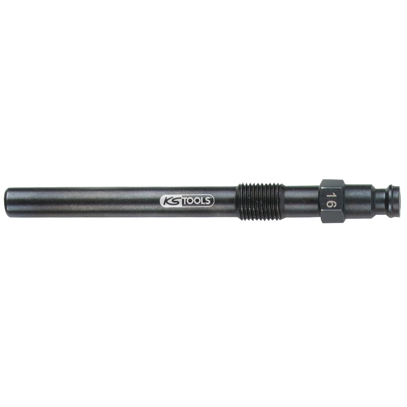 Adaptador de buja incandescente KS TOOLS, M10x1,0 con rosca exterior, longitud 99 mm ( 150.3676 )