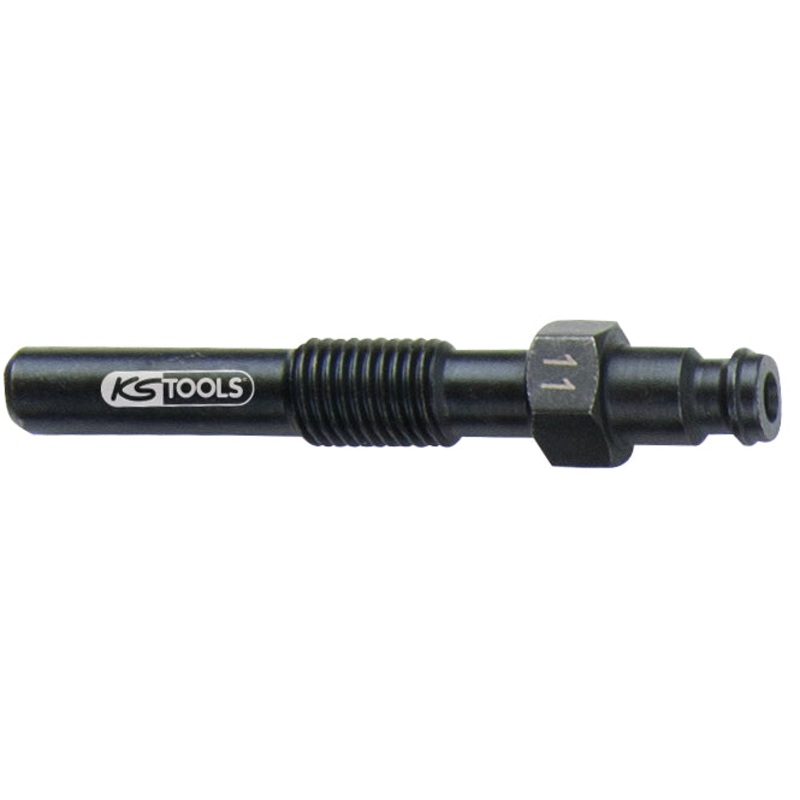 Adaptador de buja incandescente KS TOOLS, M10x1,25 con rosca exterior, longitud 70 mm ( 150.3672 )