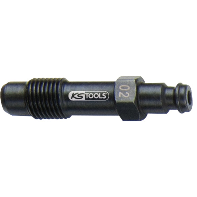 Adaptador de buja incandescente KS TOOLS, M12x1,25 con rosca exterior, longitud 55 mm ( 150.3663 )