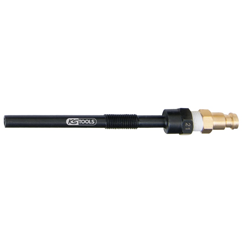 Adaptador de buja incandescente KS TOOLS, M8x1,0 con rosca exterior, longitud 120 mm ( 150.3681 )