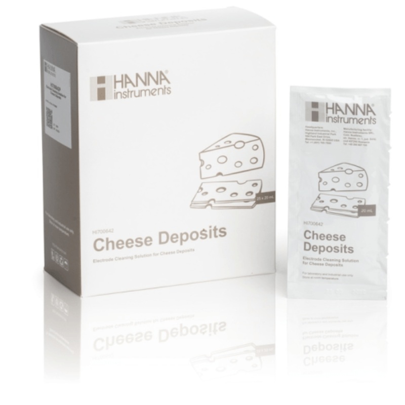 HI700642P Cleaning Solution for Cheese Deposits (25 x 20 mL Sachets)