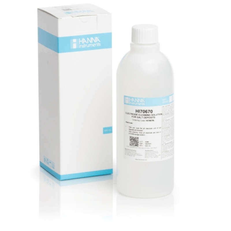 HI70670L Cleaning Solution for Salt Deposits (500 mL)