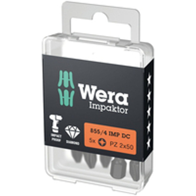 WERA Broca 855/4 IMP DC PZD2 longitud 50 mm (4000829273)