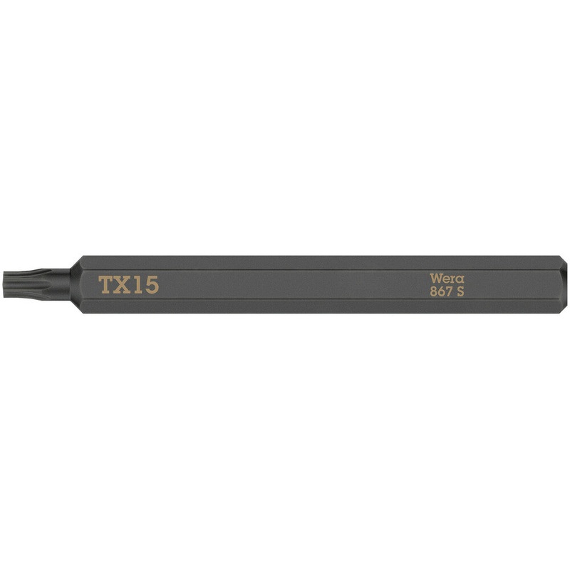 WERA Broca 867 S TORX 15 x 70 mm 1/4 TORX 15 longitud 70 mm (4000827263)