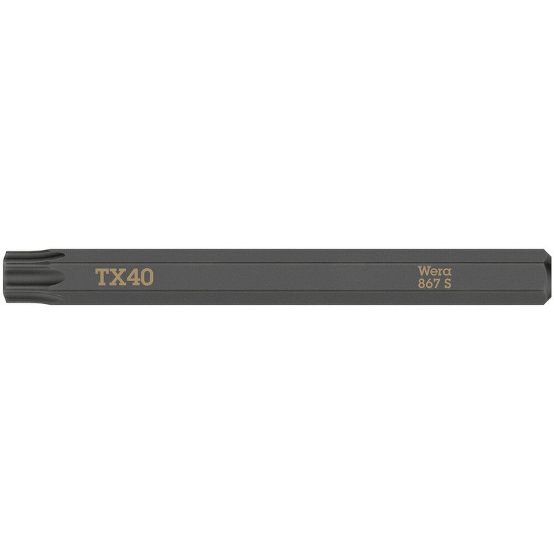 WERA Broca 867 S TORX 40 x 70 mm 1/4 TORX 40 longitud 70 mm (4000827267)