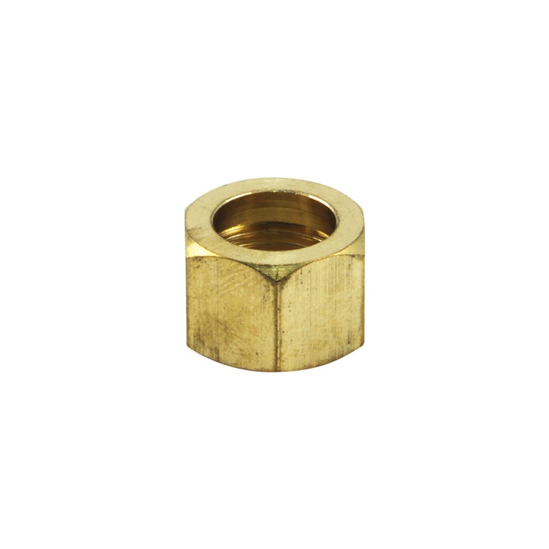 1/8in Brass Nut Solder-On**