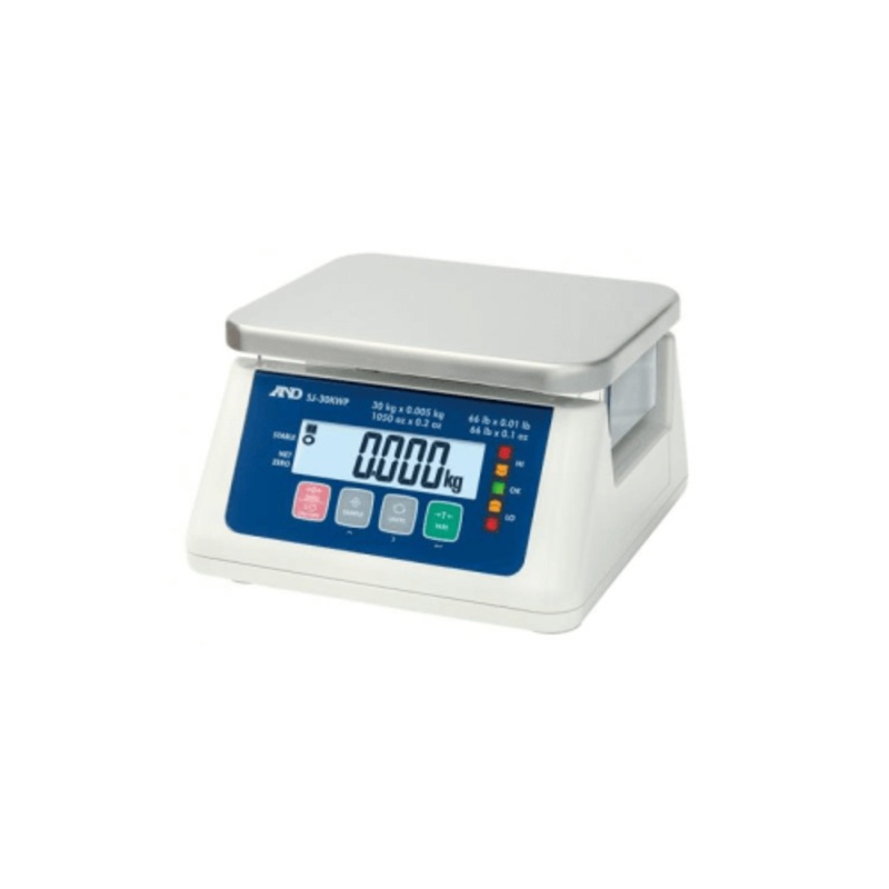 30kg x 0.001kg SJ-30KWP Washdown Bench Scale
