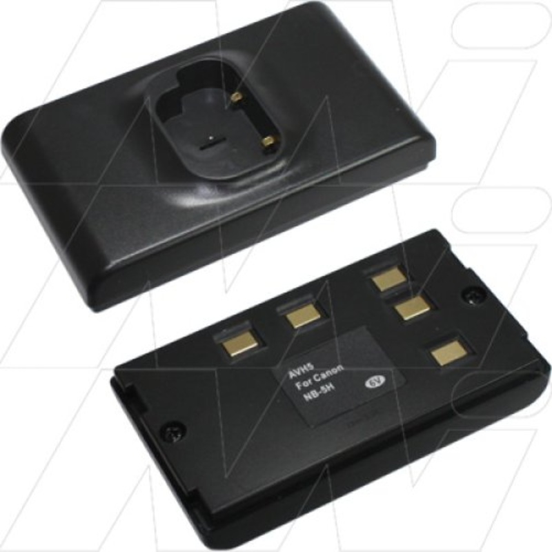 Camera Battery Charger Adaptor Plate for Canon NB-5H - AVH5