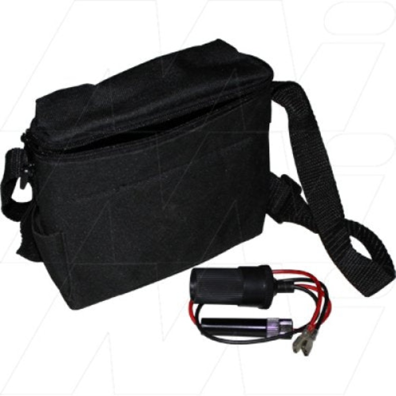 Sealed Lead Acid Battery carry bag for 12V 7Ah and 6V 12Ah SLA Batteries - BCB127