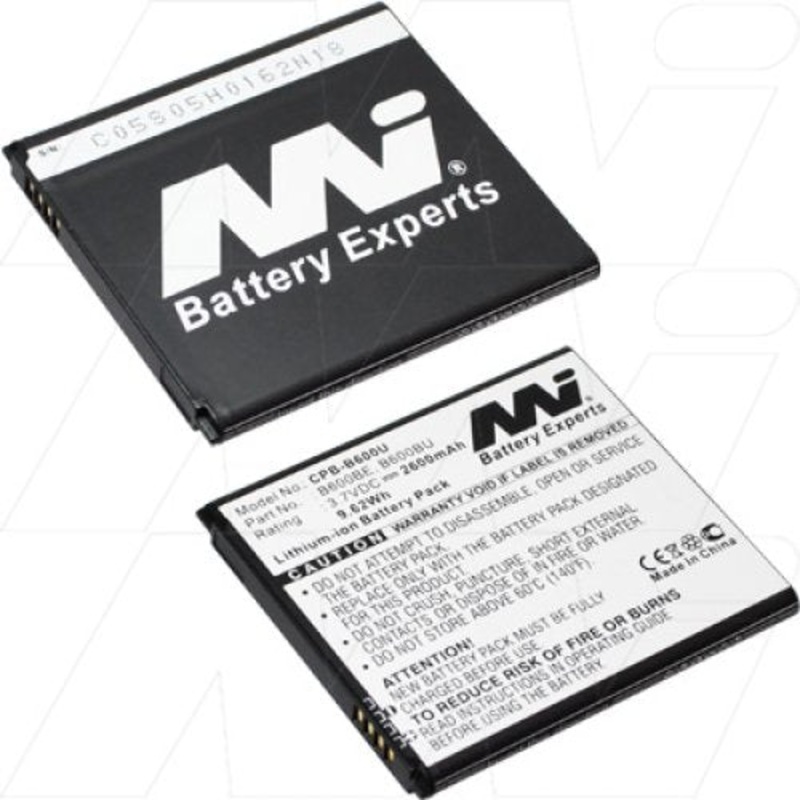 Mobile Phone Battery suitable for Samsung Galaxy S4 - CPB-B600U-BP1