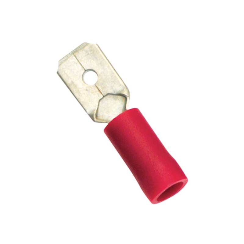 Red Male Push-On Spade Terminal