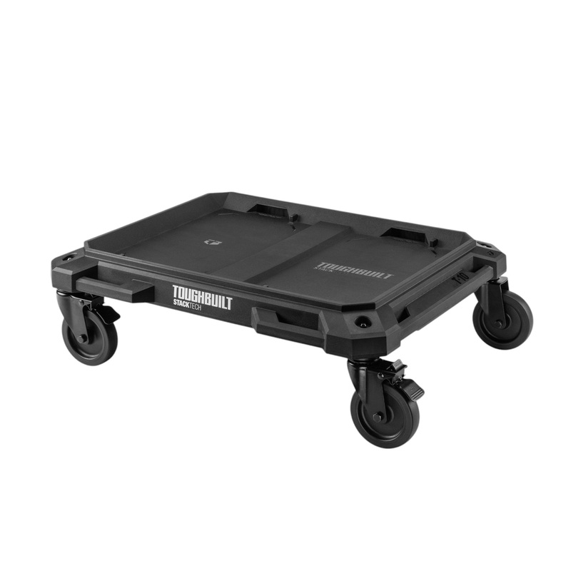 Toughbuilt StackTech TB-B1-T-10 Tablero rodante con 4 ruedas giratorias 113 kg de capacidad de carga para StackTeck Standard