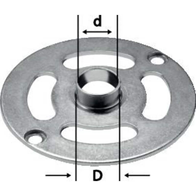 Anillo copiador Festool KR-D 17/OF 1010 (486030) para OF 900, OF 1000, OF 1010, OF 1010 R, KF