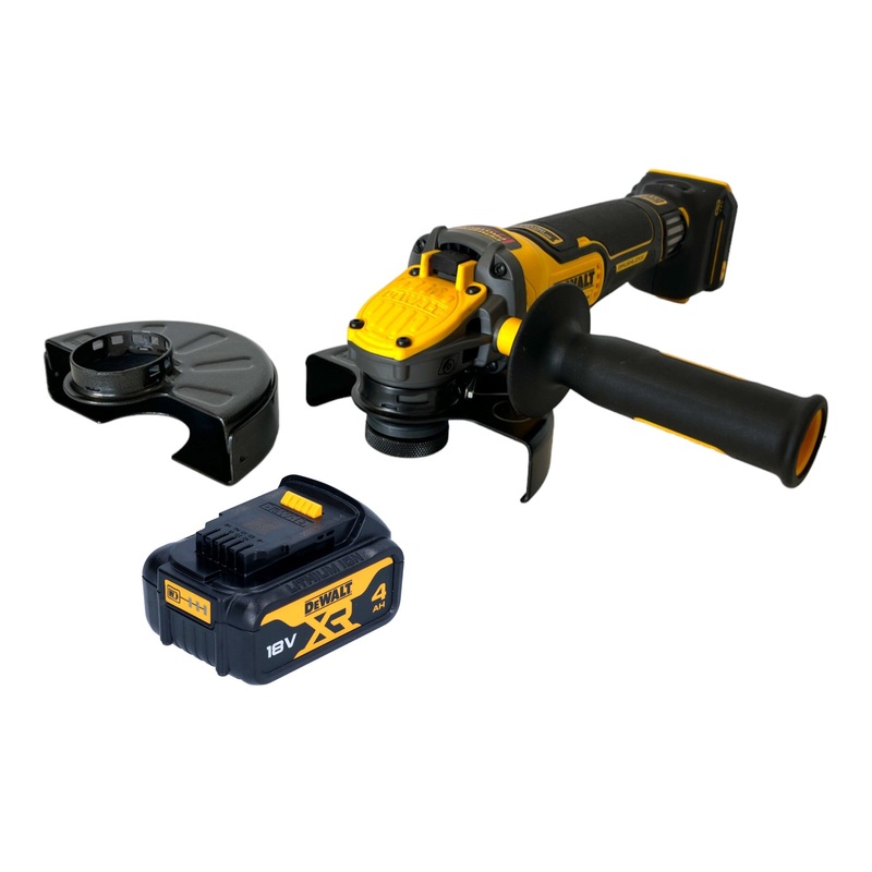 Amoladora angular a batera DeWalt DCG 416 VS N 18 V 125 mm sin escobillas + 1x batera 4,0 Ah - sin cargador