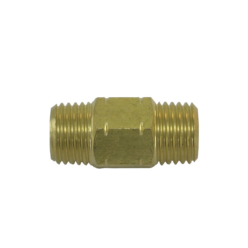 Puma 1/4 NPT x 1/4 NPT Hex Nipple BP