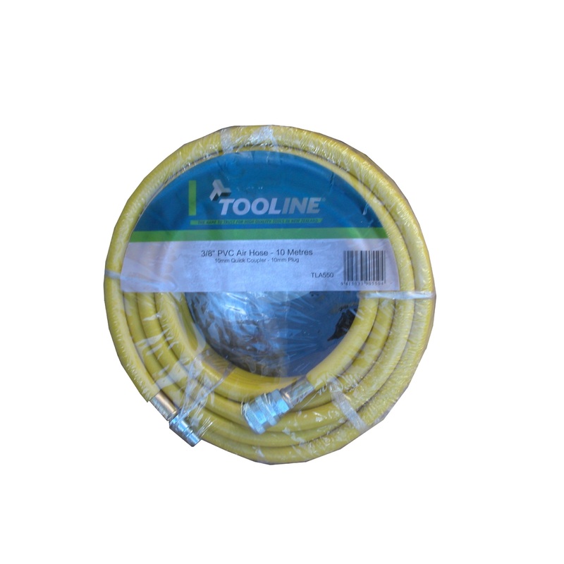 Tooline PVC 10m Air Hose With Fittings