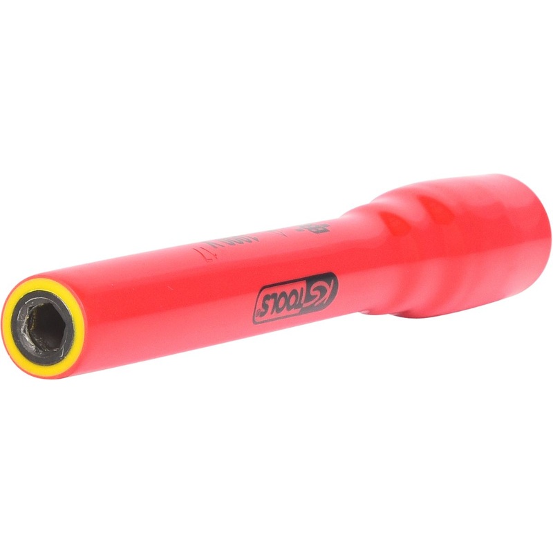 Portapuntas KS TOOLS 3/8" con aislamiento protector, 125 mm ( 117.3811 )