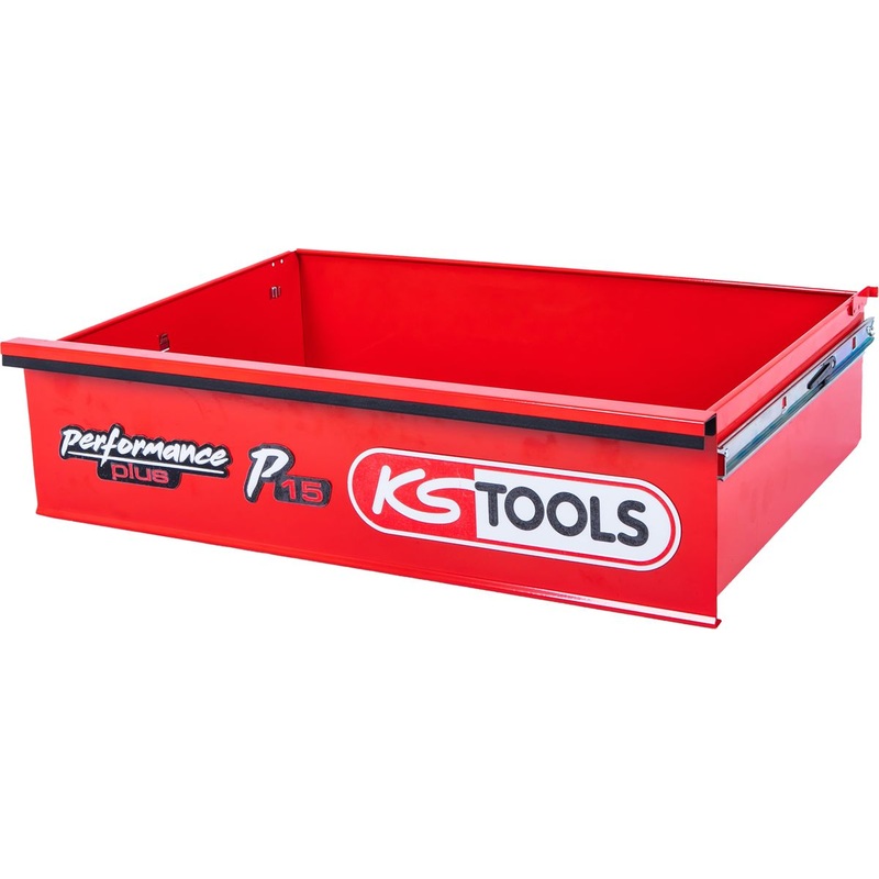 Cajn KS TOOLS con logotipo y gua de bolas para carro de taller P15, 568x398x145 mm ( 873.1008-R002P )