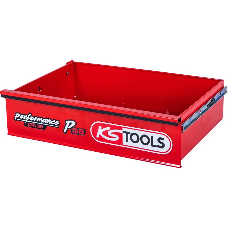 Cajn KS TOOLS con logotipo y gua de bolas para carro de taller P35, 568x398x145 mm ( 873.5008-R012P )