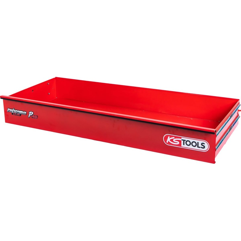 Cajn KS TOOLS con logotipo y gua de bolas para carro de taller P40, 1429x568x180 mm ( 873.6008-R002P )